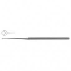 Buck Ear Curette Fig. 1 - Straight - Blunt Stainless Steel, 17 cm - 6 3/4" 